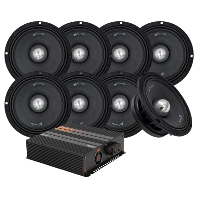 8-pack B2 RAGE8PV3 med MAX PA1-1500.2DZ1, SPL-pakke