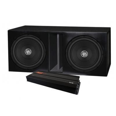 2-pak DLS RCW12.D2 i kasse med GAS MAX A2-2500.1DL, baspakke