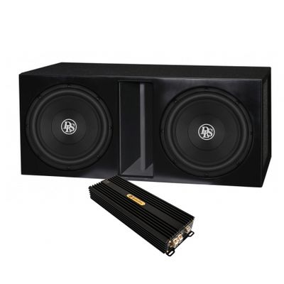 2-pak DLS RCW12.D2 i kasse med Signature S1, baspakke