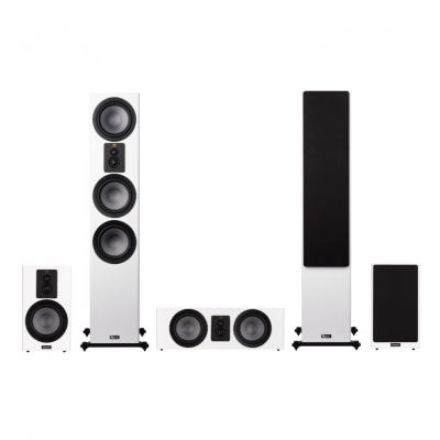 Magnat Signature 607 Højttalerpakke Hjemmebiograf 5.0 Mat hvid