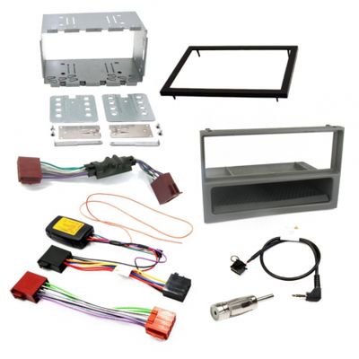 Installationskit 1/2-DIN till Saab 9-5 1997-2005 (med rattstyrning)