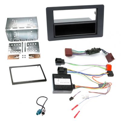 Installationskit 1/2-DIN till Saab 9-5 2006-2010 (med rattstyrning)