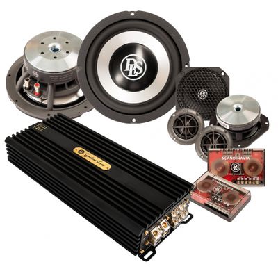 DLS Scandinavia & Signature, fantastisk 6.5-tommer frontsysteem med forstærkersforstærker