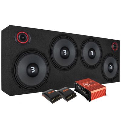 Bass Habit SP250M og SP25A, 4x10 raggarplanke med forstærker