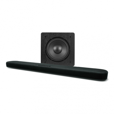 Yamaha SR-B20 & Dynavoice Challenger Sub 8 soundbarpakke, sort