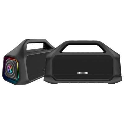 2-pak Arcsound STEAM bærbar partyhøjttaler, sort