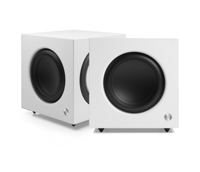 2-pak Audio Pro SW10, aktiv subwoofer hvid