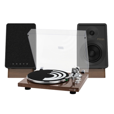 Dayton Audio TT-1BTW med Onkyo GX-30ARC, vinylpakke