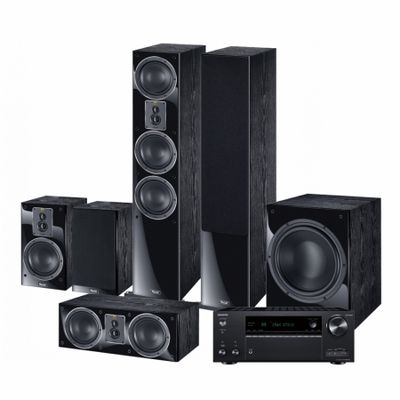 Onkyo TX-NR7100 & Magnat Signature S507 5.1 hemmabiopaket, svart