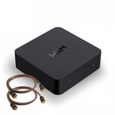 WiiM PRO netværksstreamer med 1 meter Proson RCA-kabel