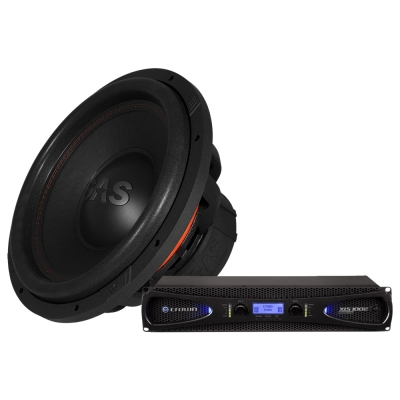 Crown XLS-1002 med GAS MAX S1-15D2, byg-selv subwooferpakke