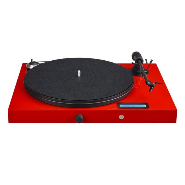 Pro-Ject Jukebox E1, pladespiller med indbygget forstærker, rød