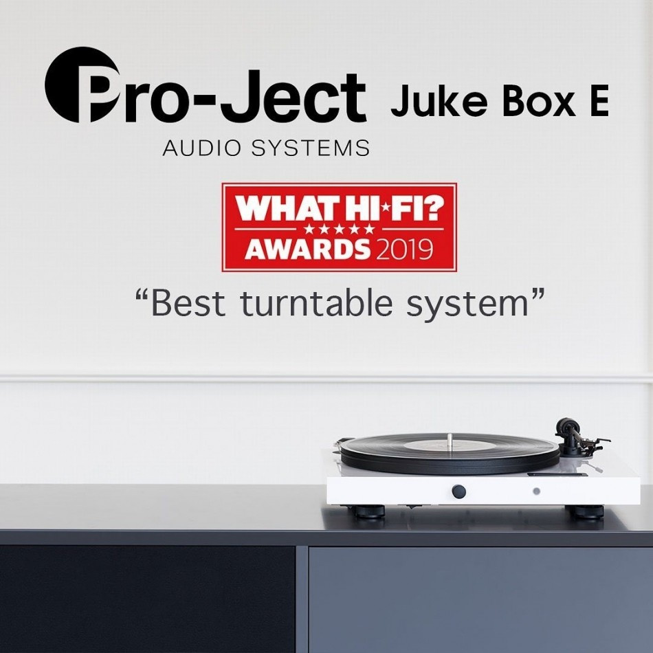 Pro-Ject Jukebox E1, pladespiller med indbygget forstærker, rød