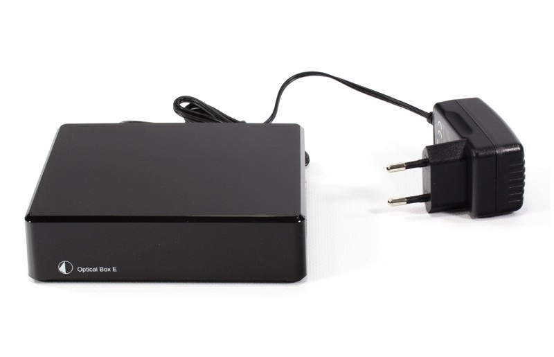 Pro-Ject Optical Box E Phono, RIAA-steg med optisk ut, svart
