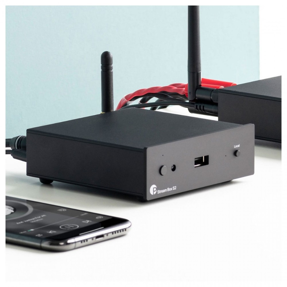 Pro-Ject Stream Box S2, netværksafspiller, sort