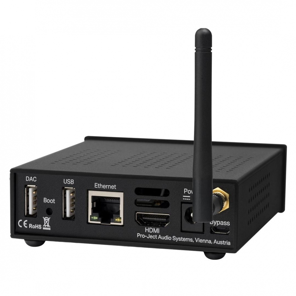 Pro-Ject Stream Box S2 Ultra nätverks-ljudbrygga, svart