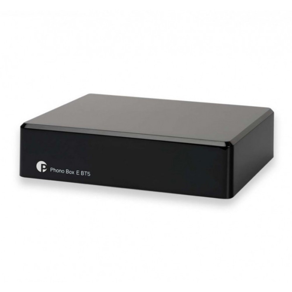 Pro-Ject Phono Box E BT5, RIAA-forstærker med Bluetooth, sort