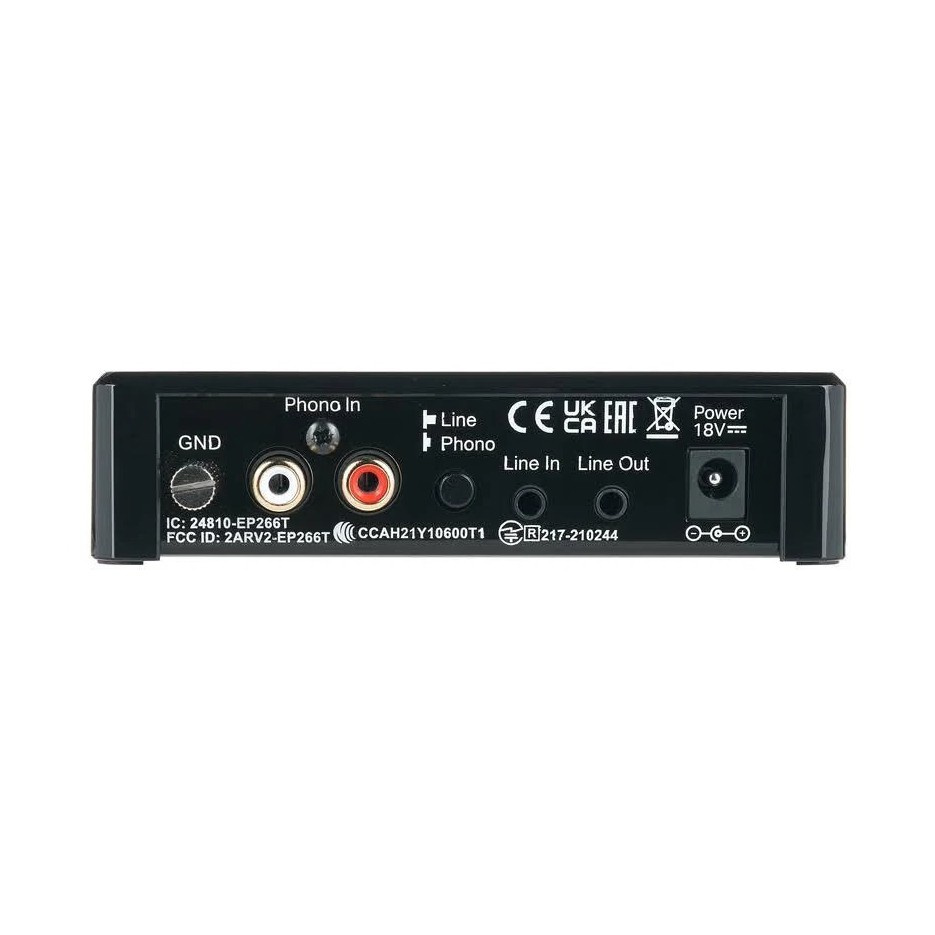 Pro-Ject Phono Box E BT5, RIAA-forstærker med Bluetooth, sort