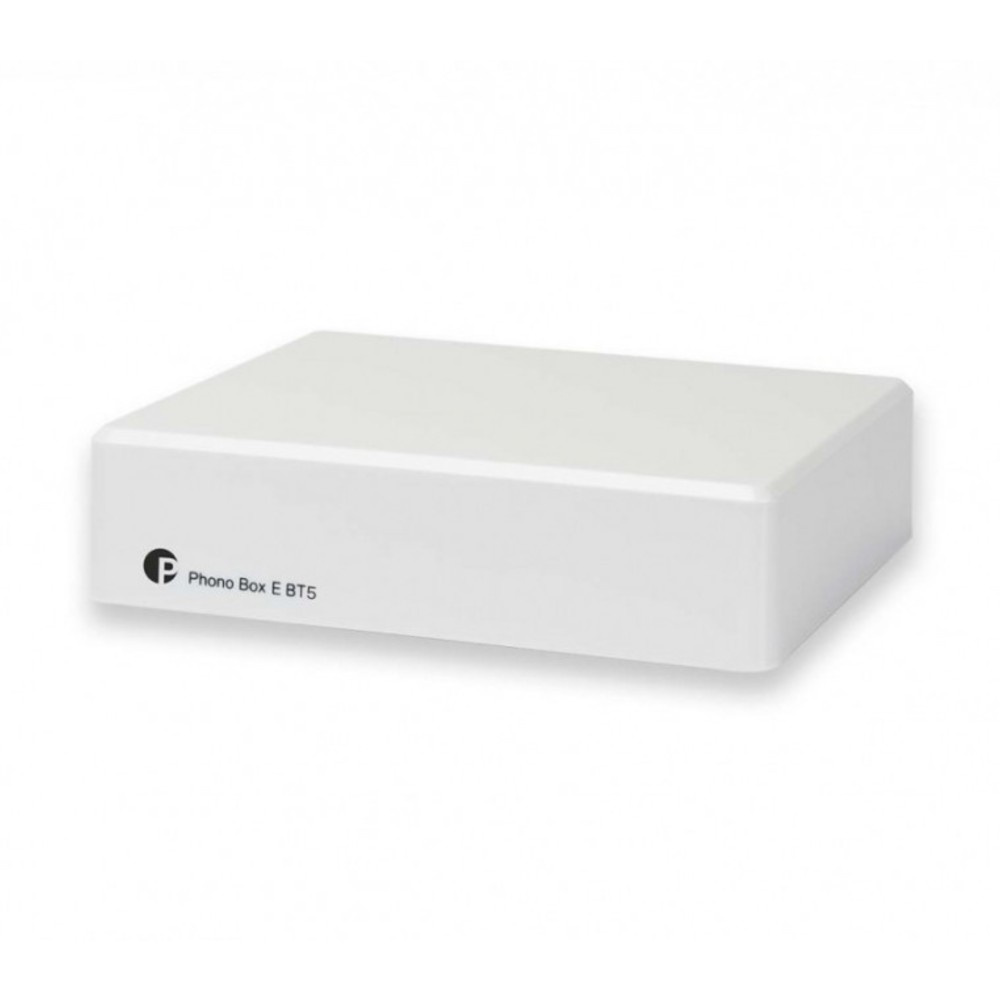 Pro-Ject Phono Box E BT5, RIAA-forstærker med Bluetooth, hvid