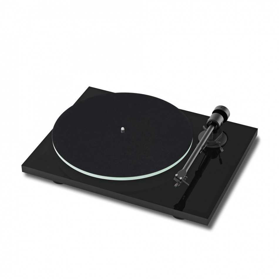 Pro-Ject T1 EVO pladespiller med OM10-pickup, pianolak sort