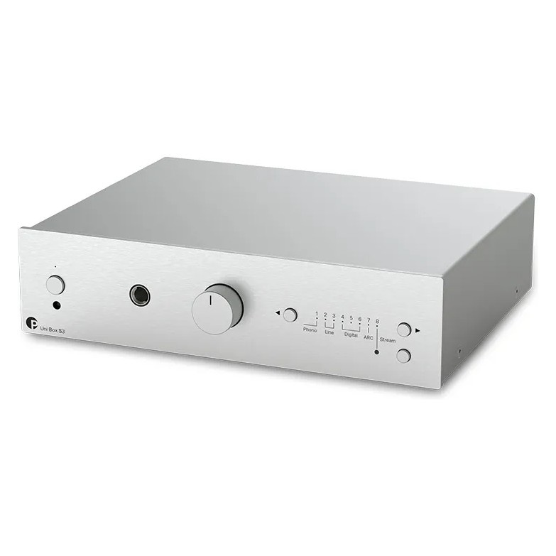 Pro-Ject Uni Box S3 streamingforstærker, sølv