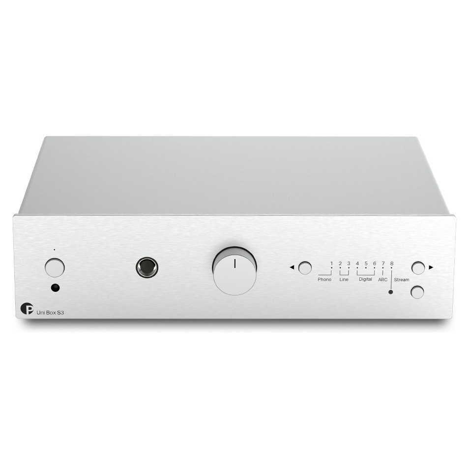 Pro-Ject Uni Box S3 streamingforstærker, sølv