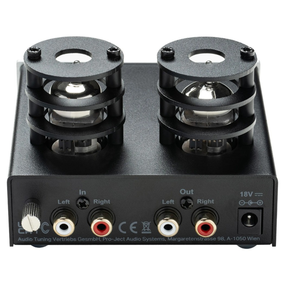 Pro-Ject Tube Box E RIAA-forforstærker, sølv