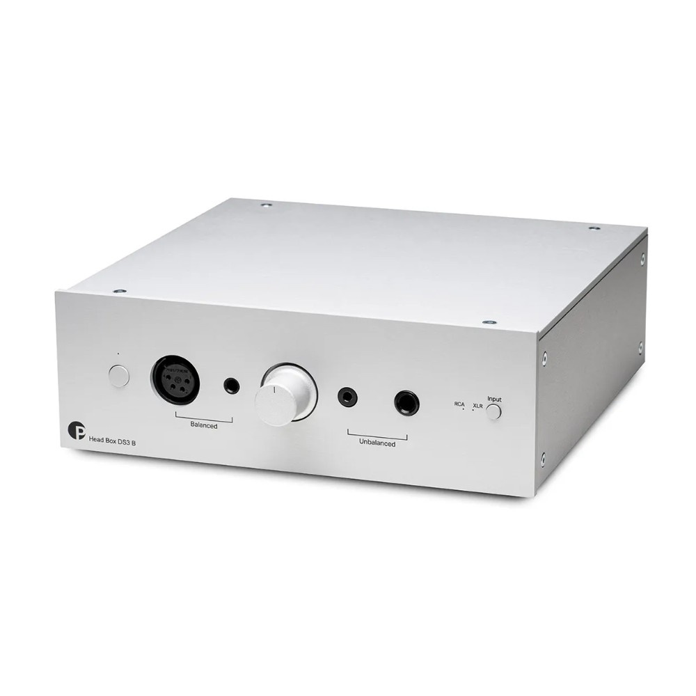 Pro-Ject Head Box DS3 B, balanceret hovedtelefonforstærker, sølv