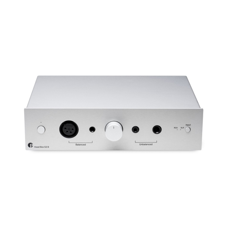 Pro-Ject Head Box S3 B, balanceret hovedtelefonforstærker, sølv