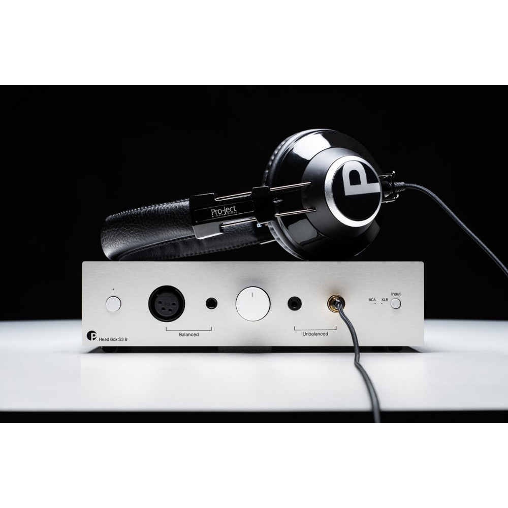 Pro-Ject Head Box S3 B, balanceret hovedtelefonforstærker, sølv