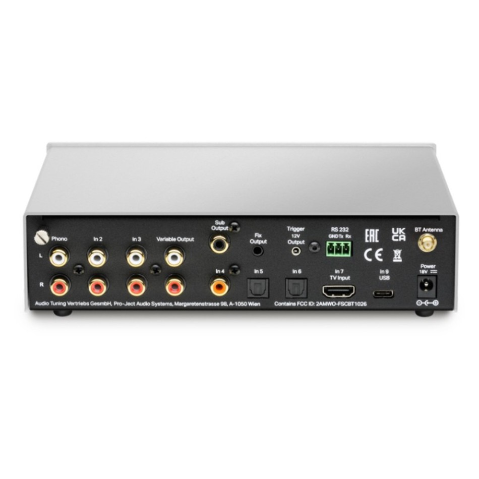 Pro-Ject Pre Box S3, kompakt forforstærker, sølv