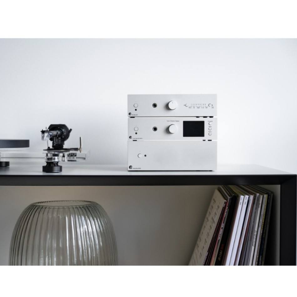 Pro-Ject Pre Box S3, kompakt forforstærker, sølv