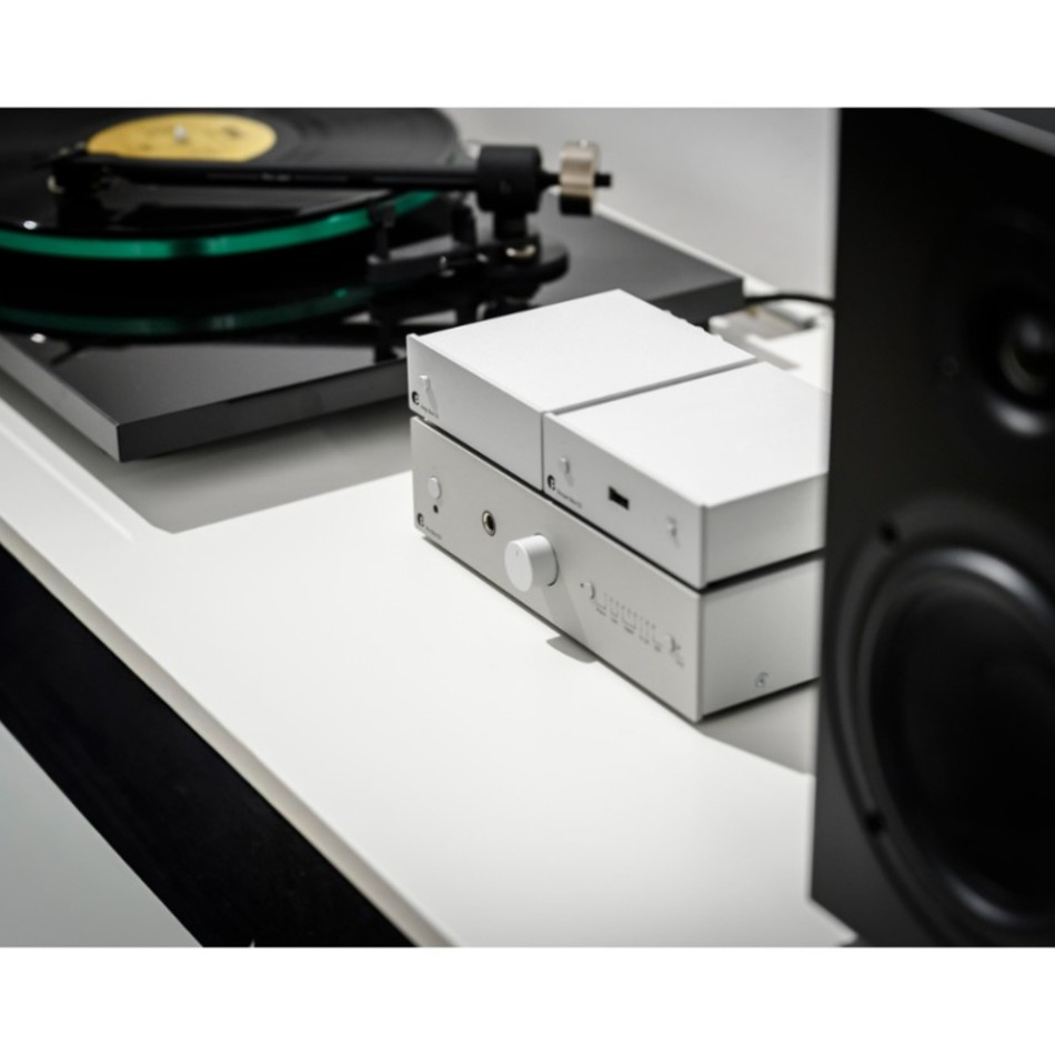 Pro-Ject Pre Box S3, kompakt forforstærker, sølv