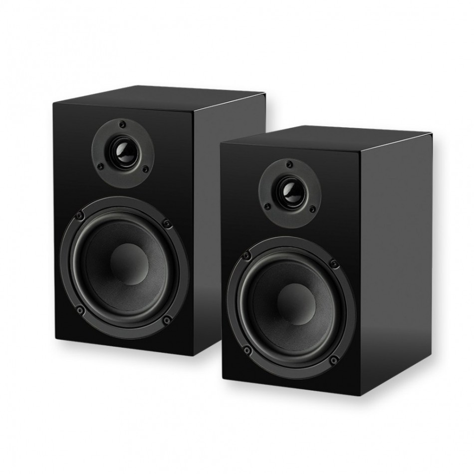 Pro-Ject Speaker Box 5 E, reolhøjttalere, par, sort