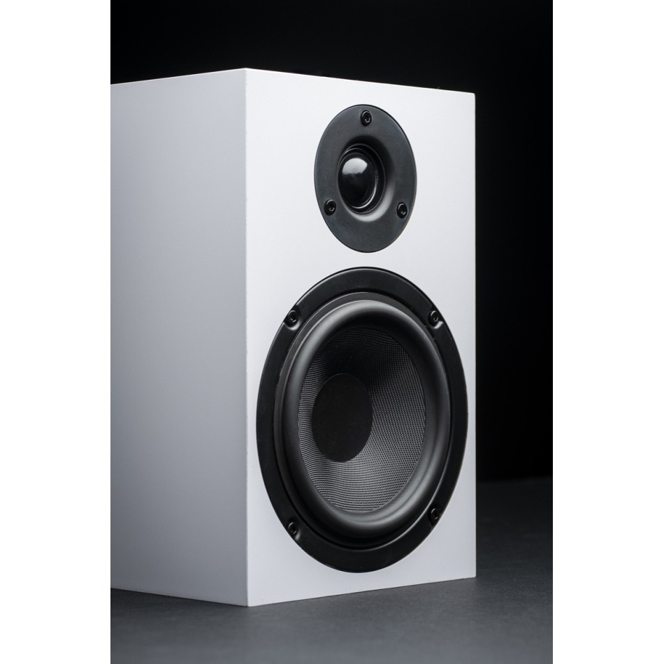 Pro-Ject Speaker Box 5 E, reolhøjttalere, par, hvid