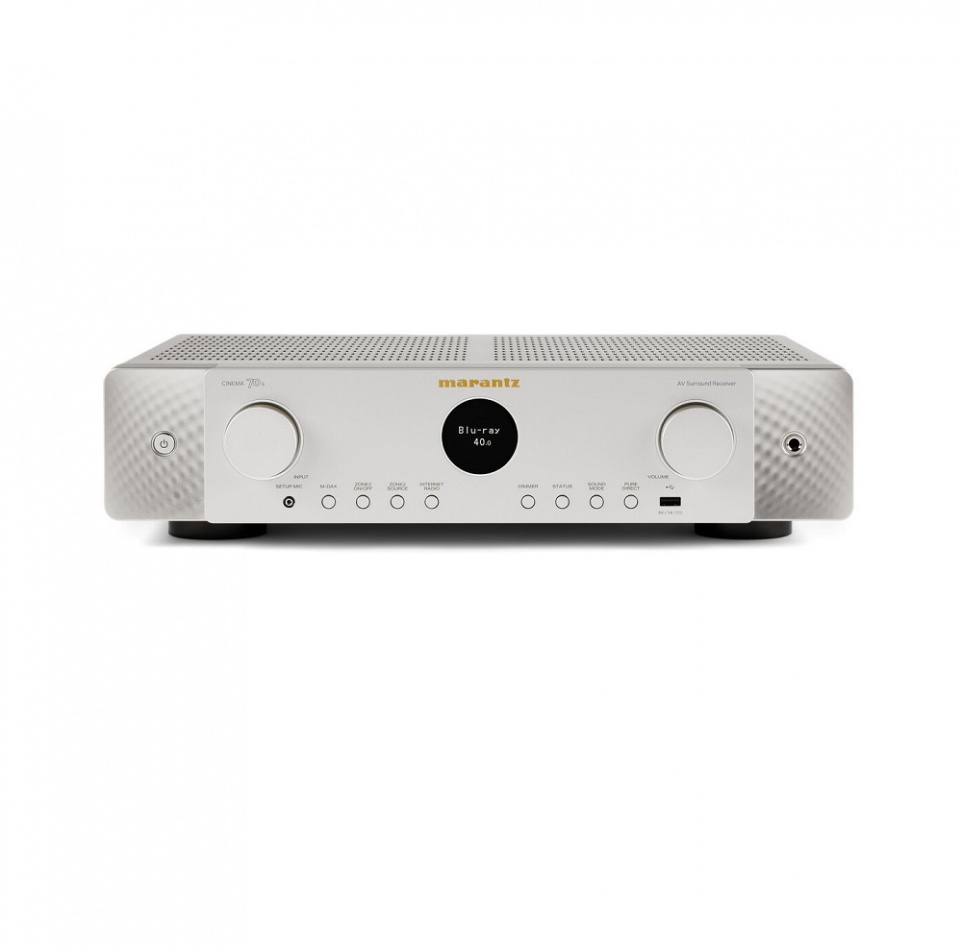 Marantz Cinema 70S slimmad 7.2-kanalig hemmabioförstärkare, silver