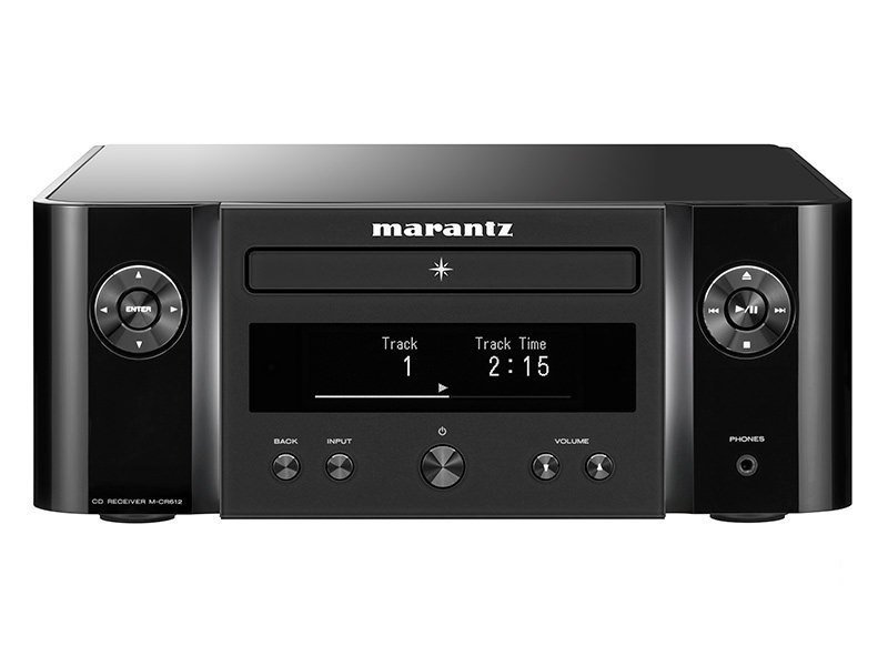 Marantz MCR-612 nätverksreceiver med CD & radio, svart