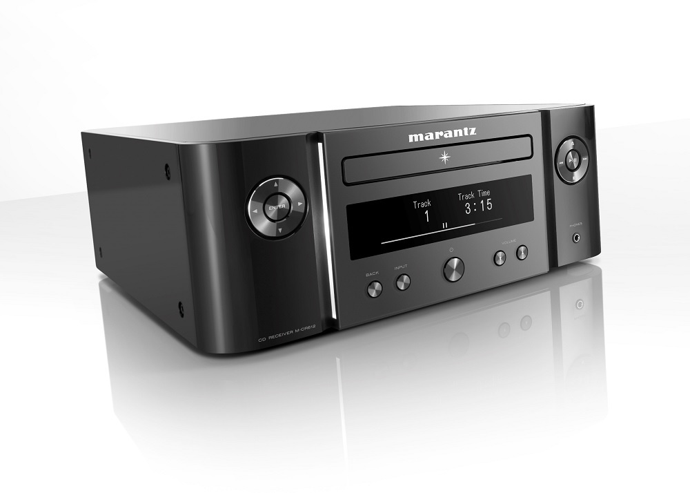 Marantz MCR-612 nätverksreceiver med CD & radio, svart
