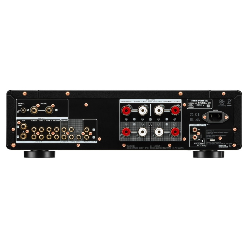 Marantz Model 50 stereoforstærker med RIAA, sort