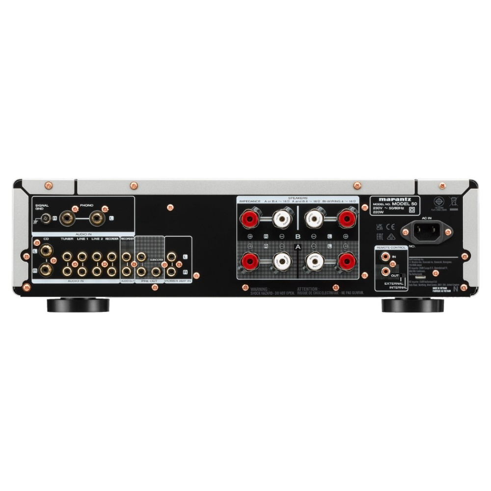 Marantz Model 50 stereoforstærker med RIAA, sølv