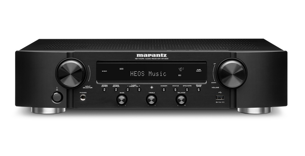 Marantz NR1200 stereoreceiver med nätverk, svart