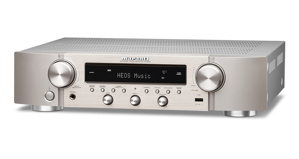 Marantz NR1200 stereoreceiver med nätverk, silver