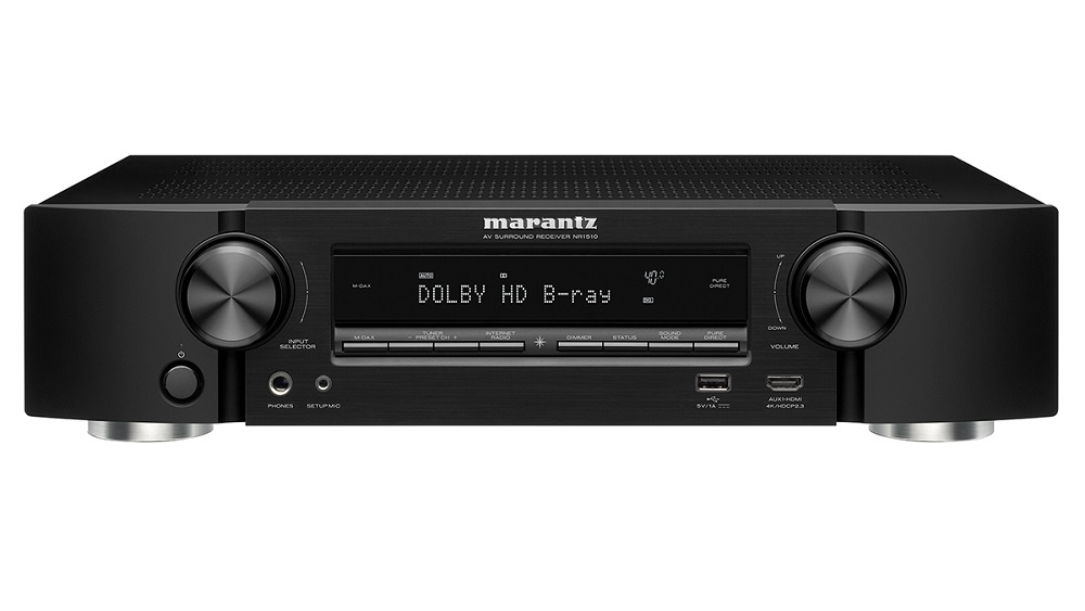 Marantz NR1510 hemmabioförstärkare, svart