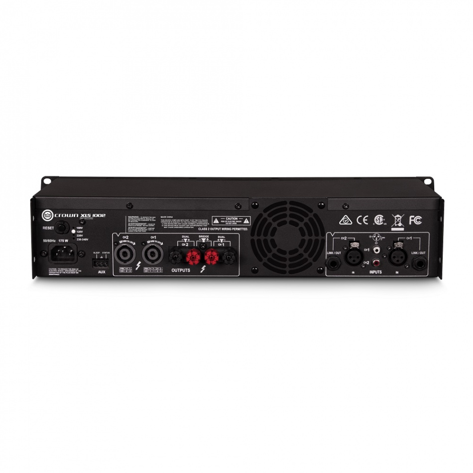 Crown XLS-1002, stereoslutsteg med DSP