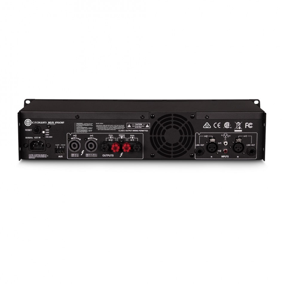 Crown XLS-2502, stereoslutsteg med DSP