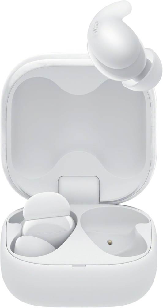 Sony LinkBuds Fit True Wireless-øretelefoner, hvid