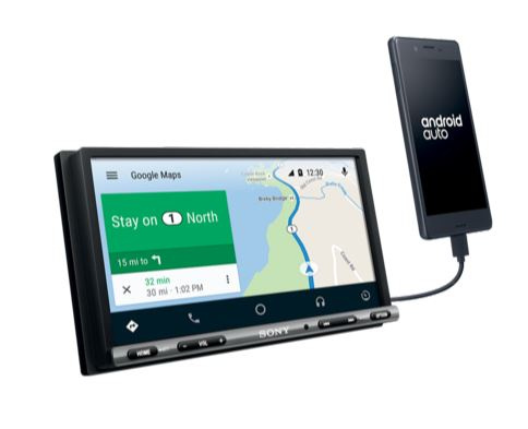 Sony XAV-AX3005DB, bilstereo med CarPlay, Bluetooth och DAB+