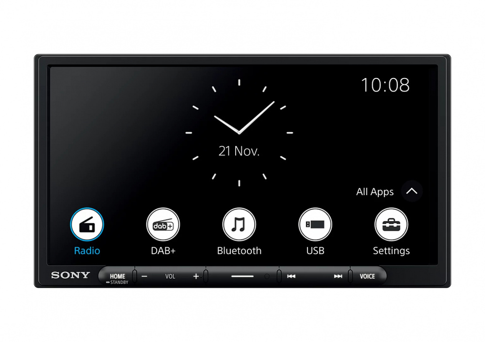 Sony XAV-AX4050, bilstereo med trådlös CarPlay och Android Auto