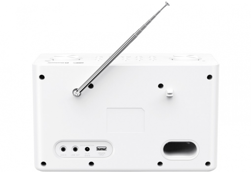 Kenwood CR-ST80DAB-W, vit kompakt radio med DAB+ & Bluetooth