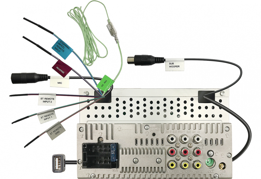 Kenwood DMX129DAB, bilstereo med 6.8
